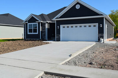 New Concrete Driveway