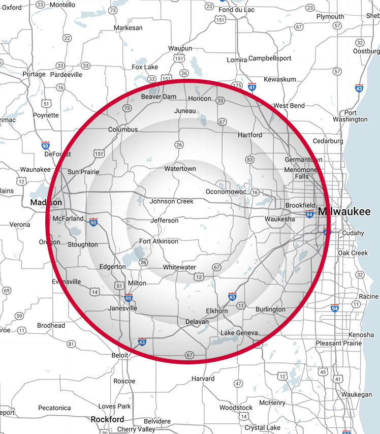 Service Area Map